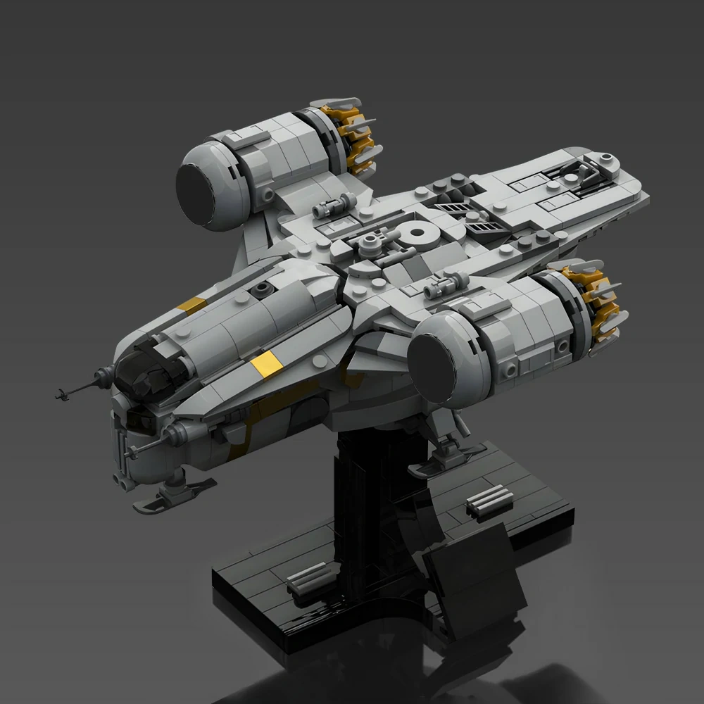 Gobricks MOC 183462 Razor Crest Starship Collection Midi Scale
