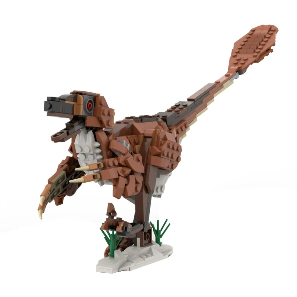 GoBricks MOC 195946 31154 Velociraptor Mongoliensis