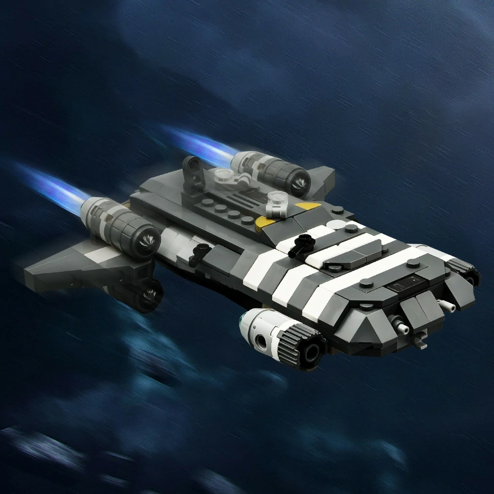 GoBricks MOC 207755 Midi-scale Onyx Cinder With Hull Demolition Function