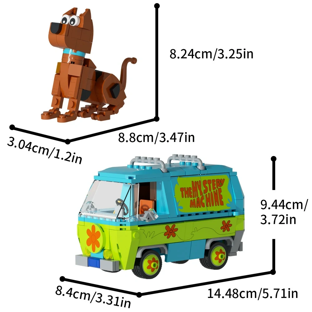 The Mystery Machine Lego Scooby Doo Comprar GoBricks MOC S0006