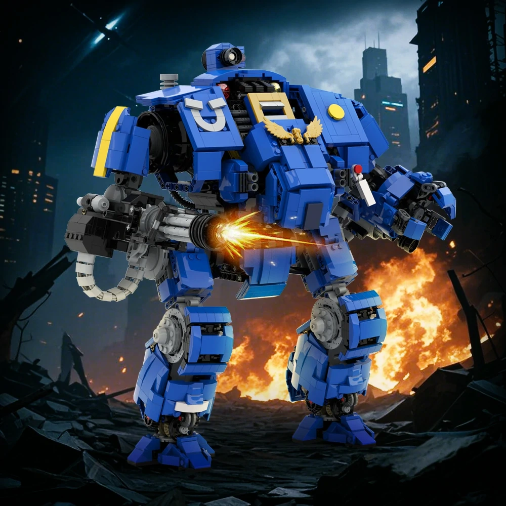 GoBricks MOC 217090 Redemptor Dreadnought Warhammer 40K