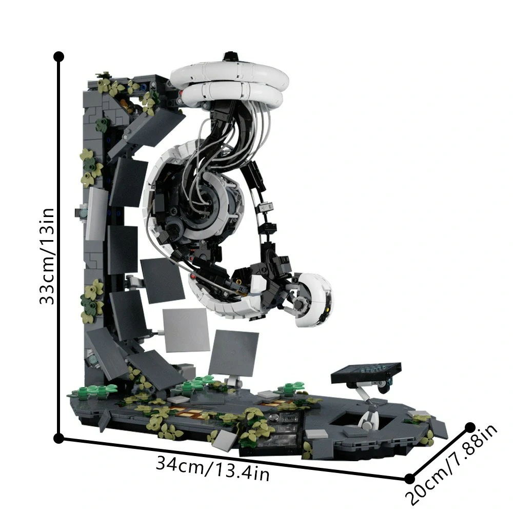 GoBricks MOC 212559 GLaDOS Portal 2