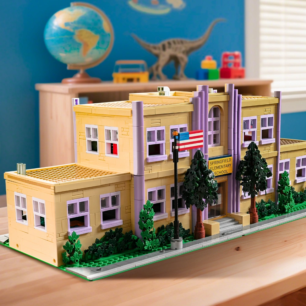 Custom The Simpsons Springfield Elementary School Modular Europe Warehouse Express
