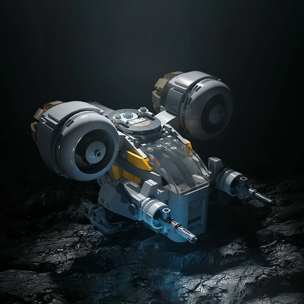 GoBricks MOC 207735 Chibi Razor Crest