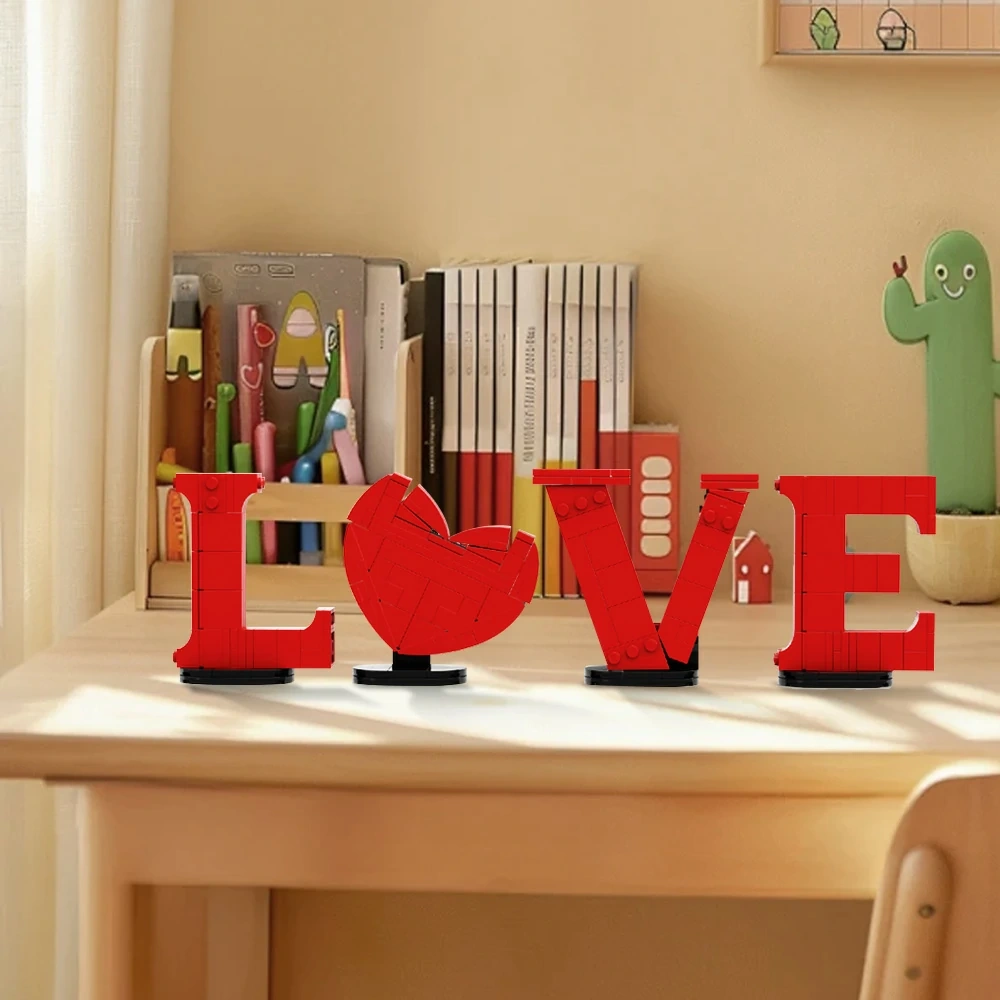 GoBricks MOC 208993 Love lettering Valentine´s Day