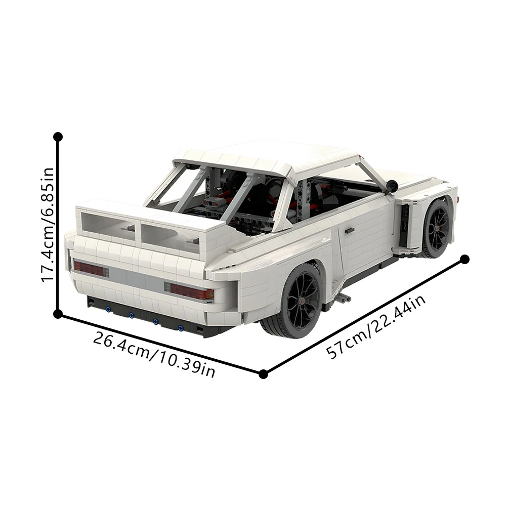 GoBricks MOC 189726 BMW 3.0 CSL IMSA 1975 1:8