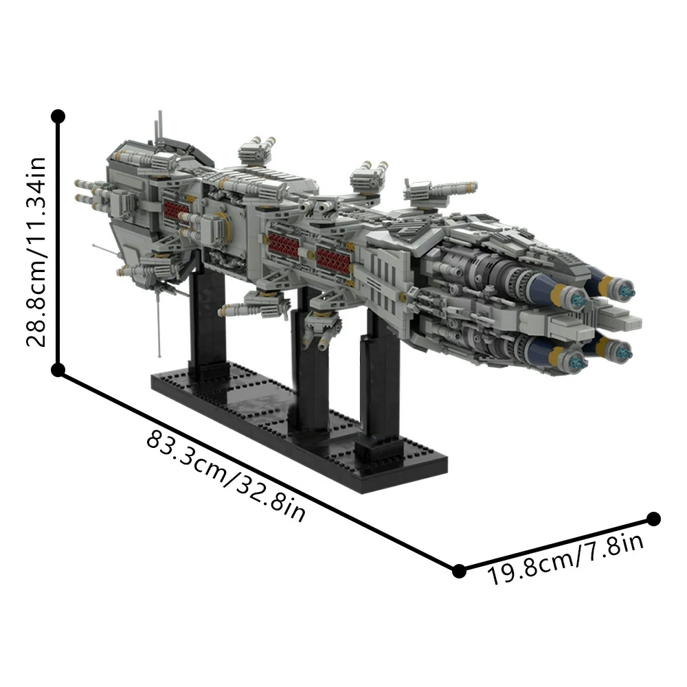 GoBricks MOC 211971 NOVA Class Dreadnought From Babylon 5