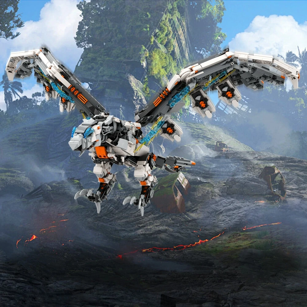 GoBricks MOC A1820 Iconic Stormbird from Zero Dawn