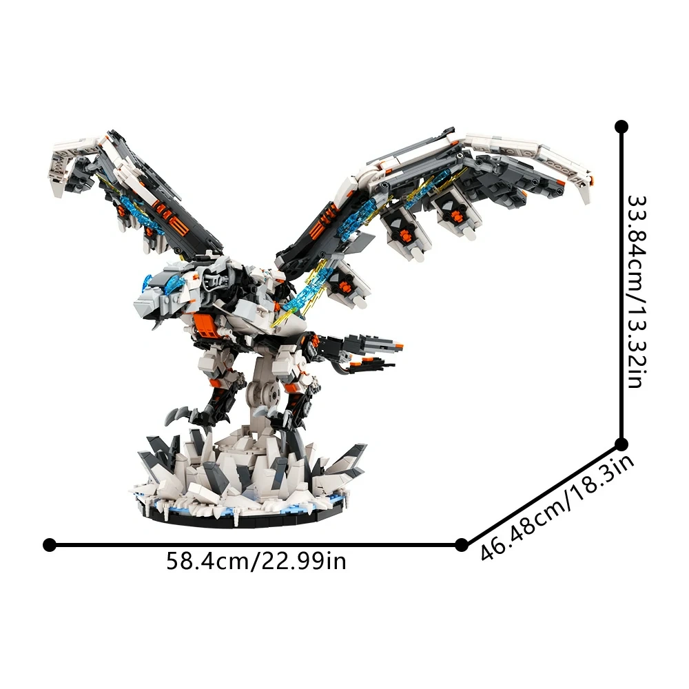GoBricks MOC A1820 Horizon Stormbirds West Despair And Zero Dawn