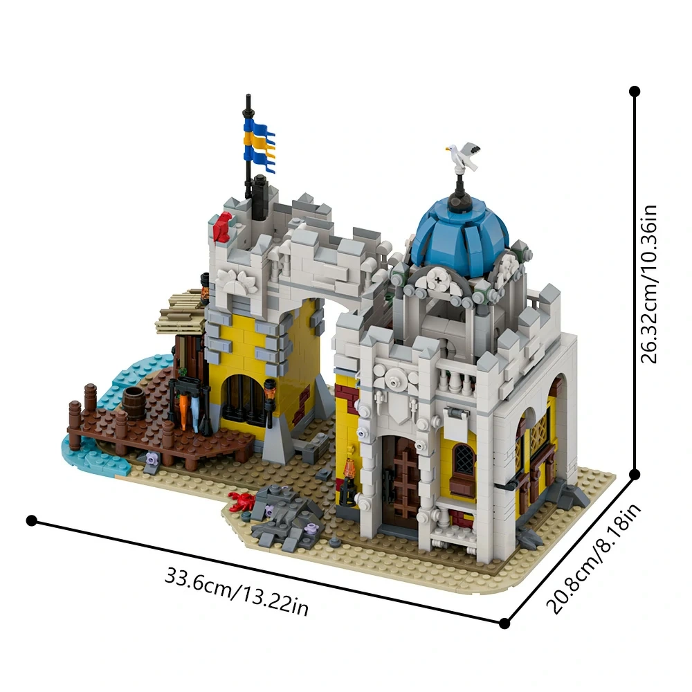GoBricks MOC A1938 Boudreside Prison