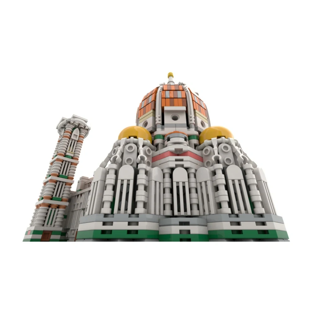 GoBricks MOC 183760 Cathedral Of Florence 1:800