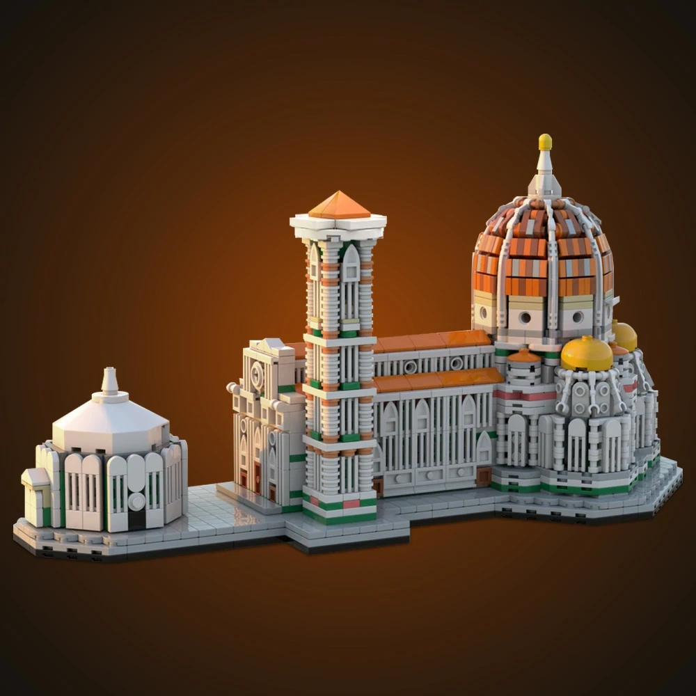 GoBricks MOC 183760 Cathedral Of Florence 1:800