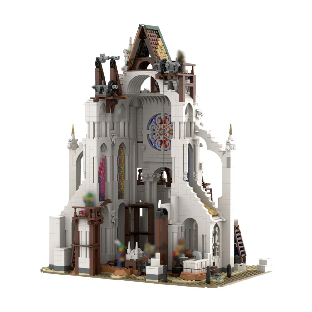 GoBricks MOC 214984 Medieval Construction Site