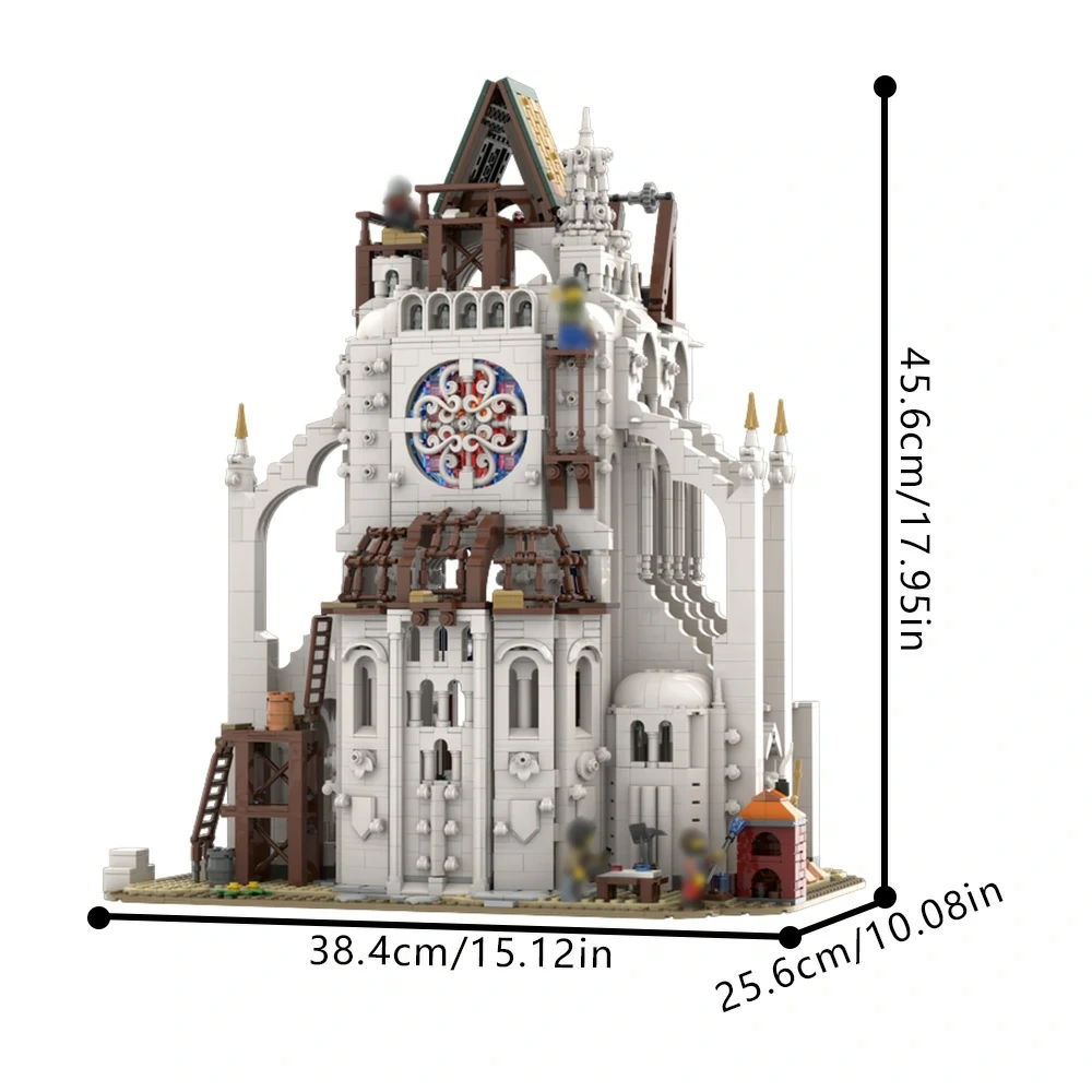 GoBricks MOC 214984 Medieval Construction Site