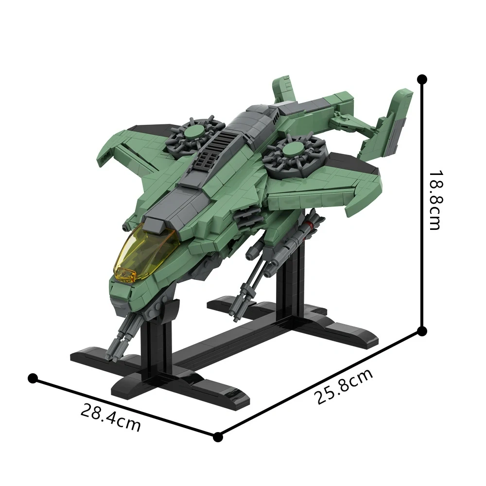 GoBricks MOC 207092 Halo AV-22 Sparrow