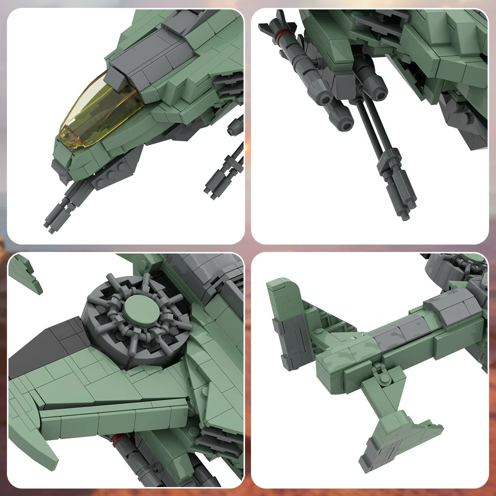 GoBricks MOC 207092 Halo AV-22 Sparrow