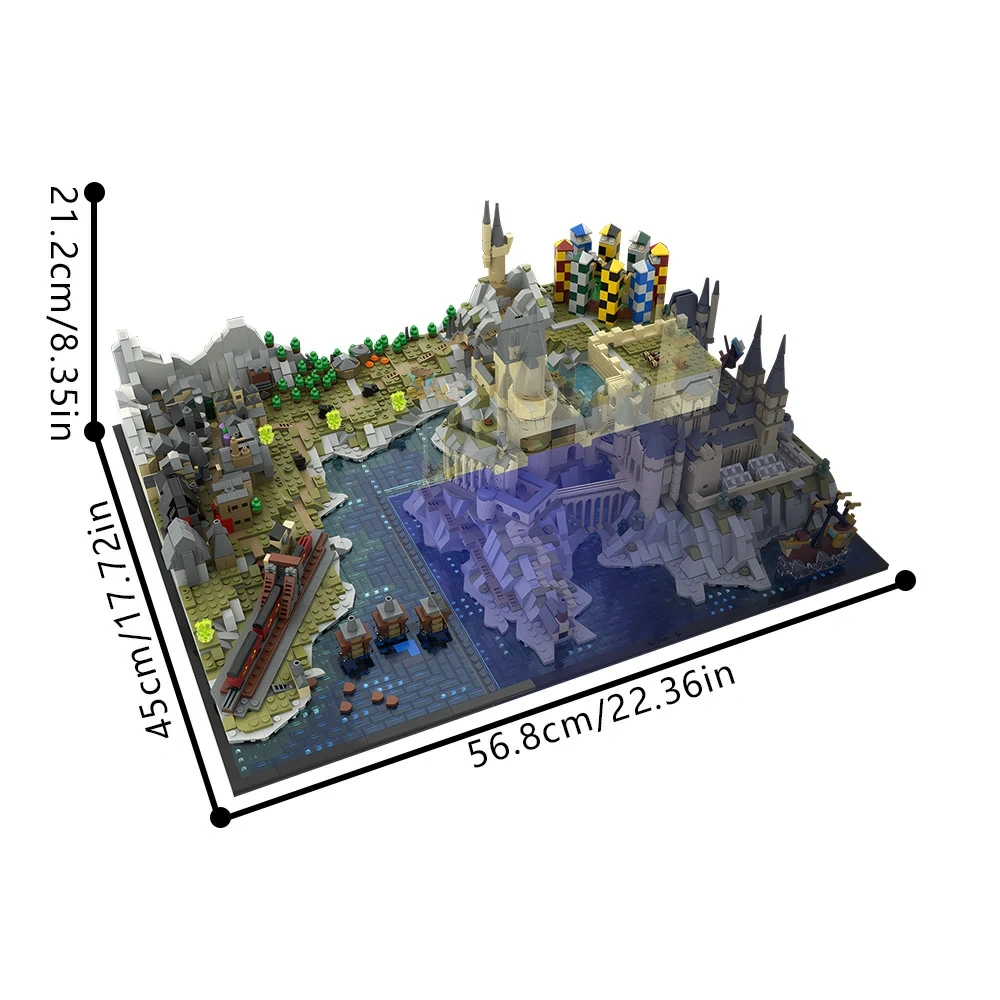 GoBricks MOC Hogwarts Castle and Grounds