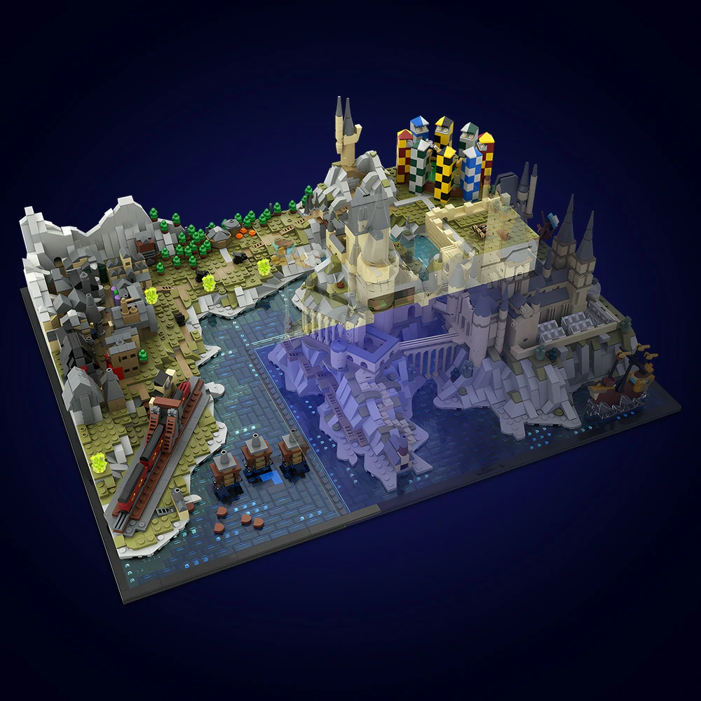 ちゃっくさん専用 GoBricks MOC Hogwarts Castle and Grounds
