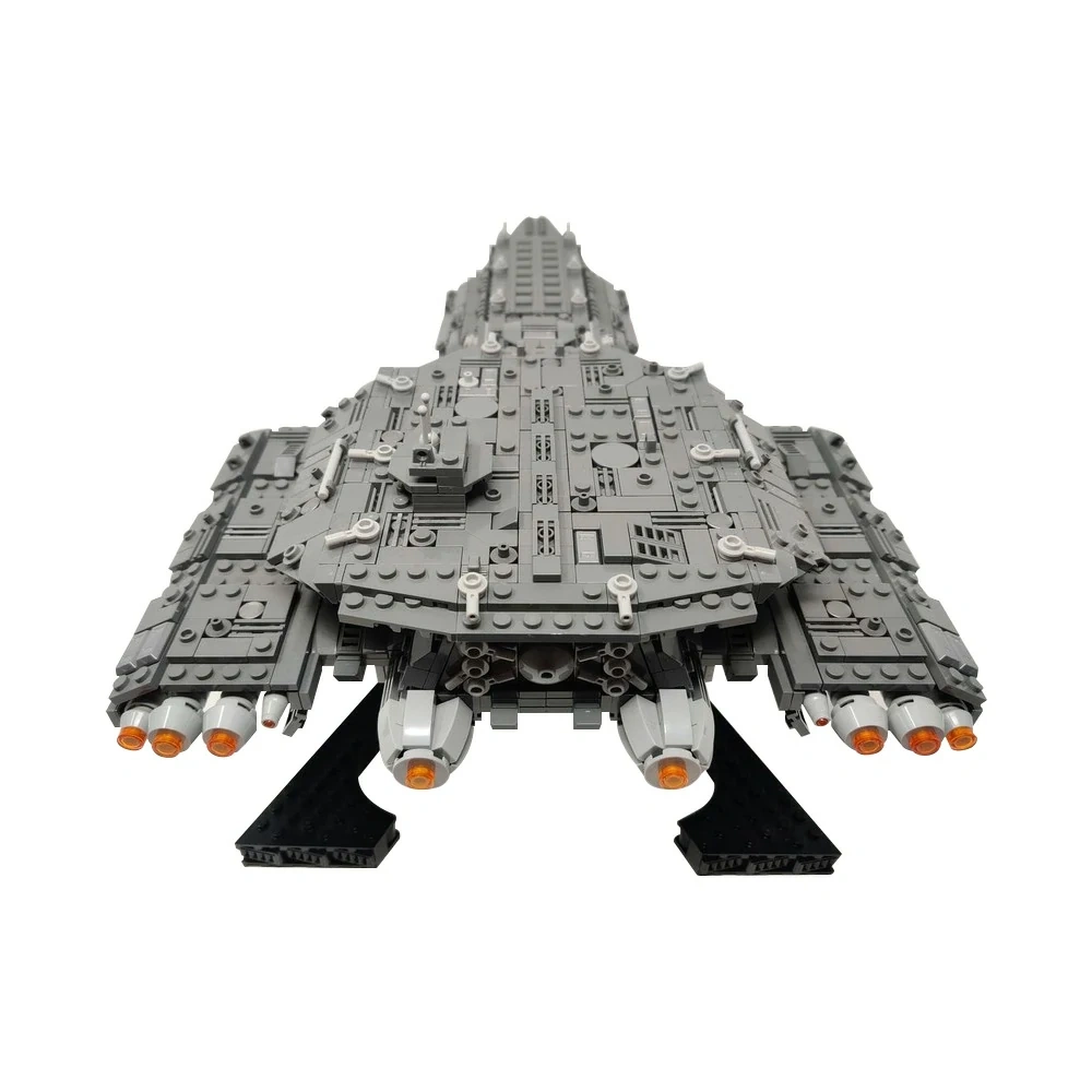 GoBricks MOC 136473 Stargate SG-1 BC-304 Daedalus Deep Space Carrier Midi Scale