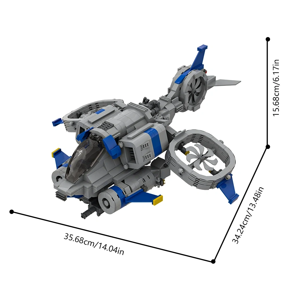 GoBricks MOC A2102 StarCraft II Banshee