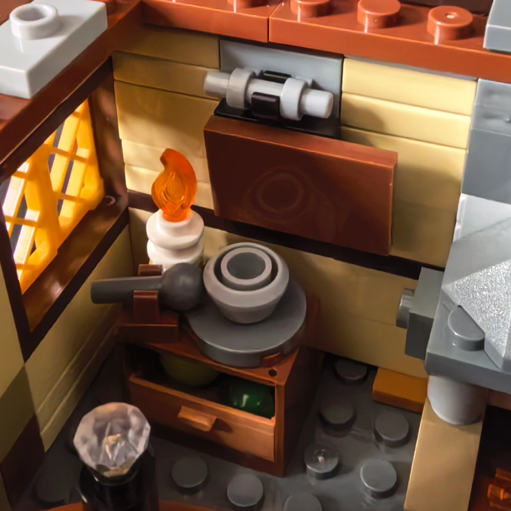 Medieval Alchemist MOC – Alternative to LEGO 21341