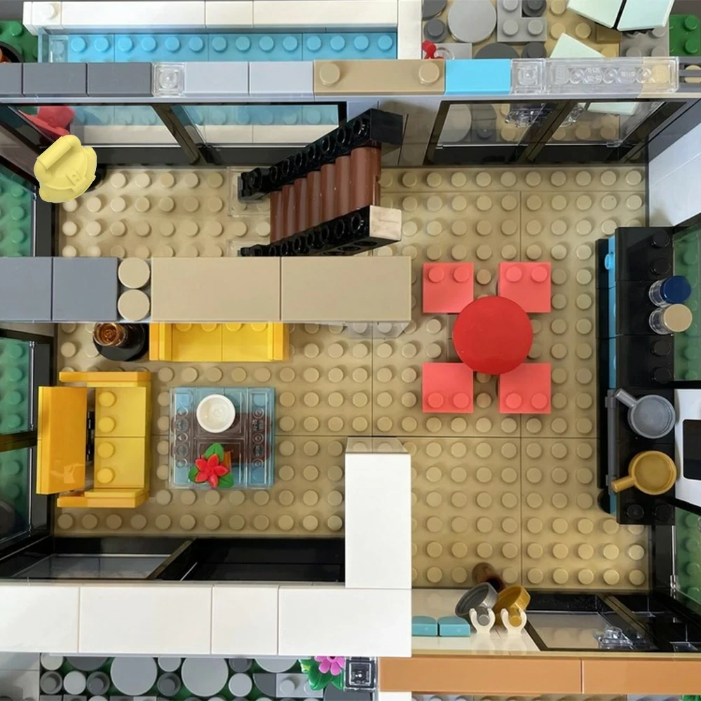 GoBricks MOC 187263 Modern House V2 Modular Alternate Build
