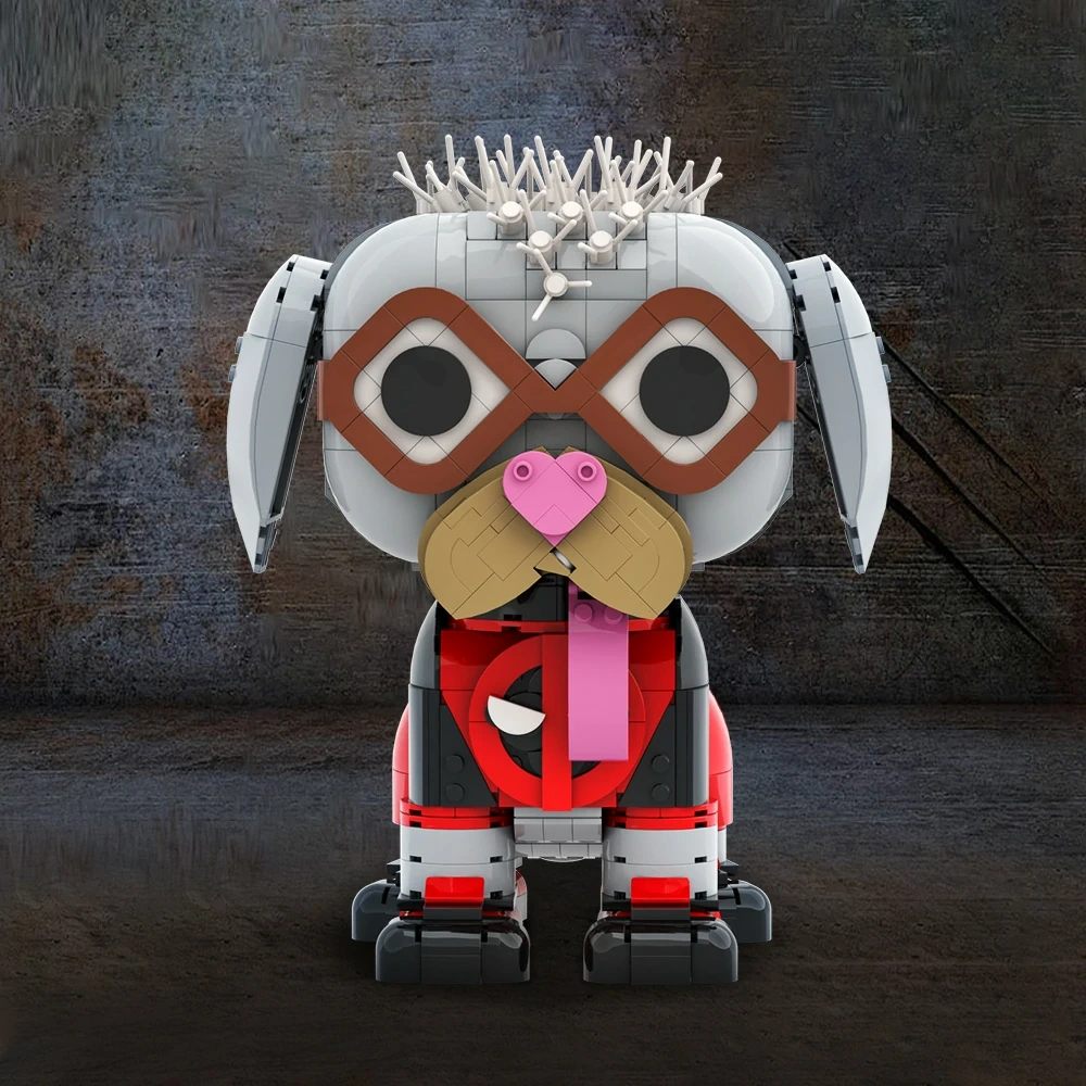 GoBricks MOC A2151 Deadpool Dog