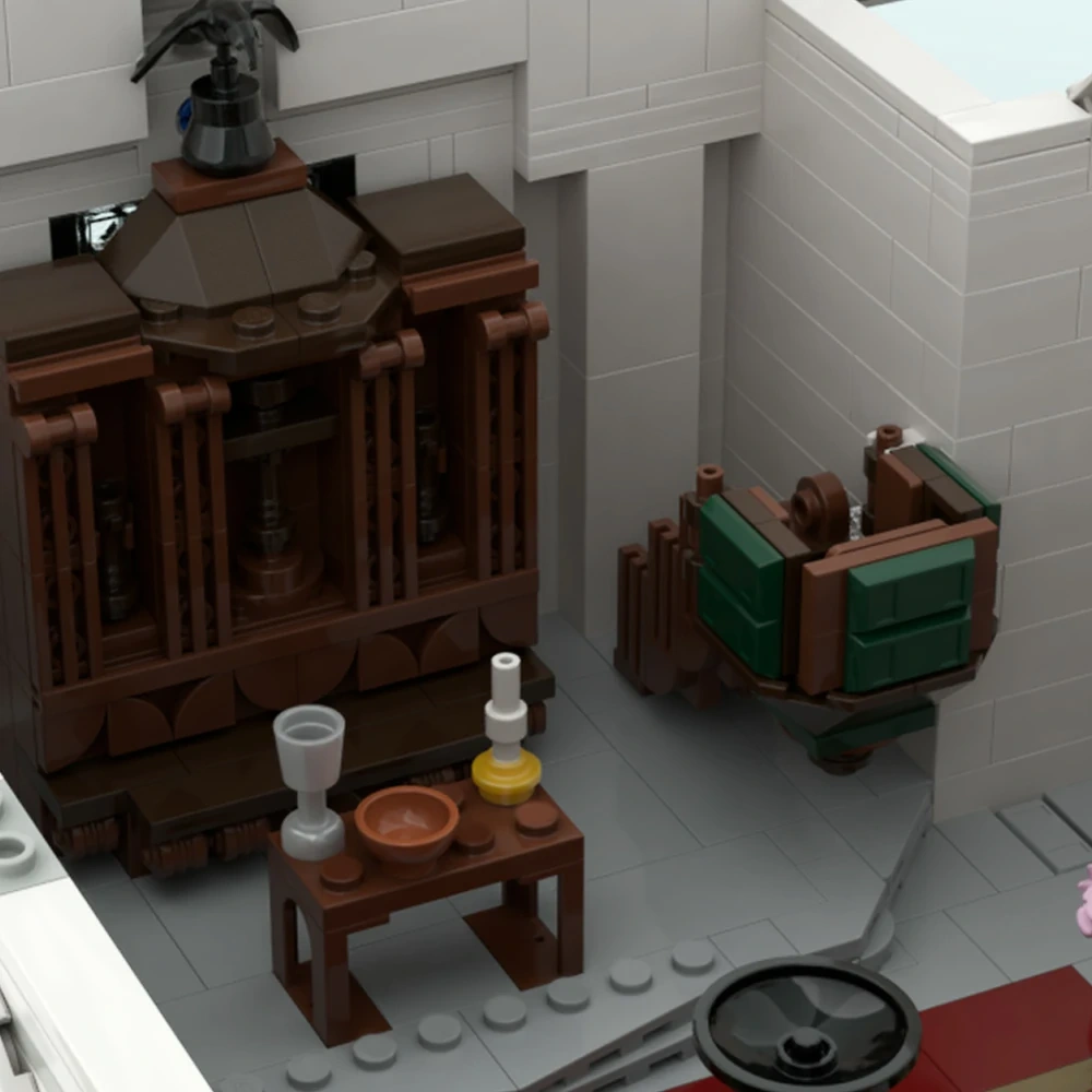 GoBricks MOC 181146 Western Church Valentine Red Dead Redemption 2