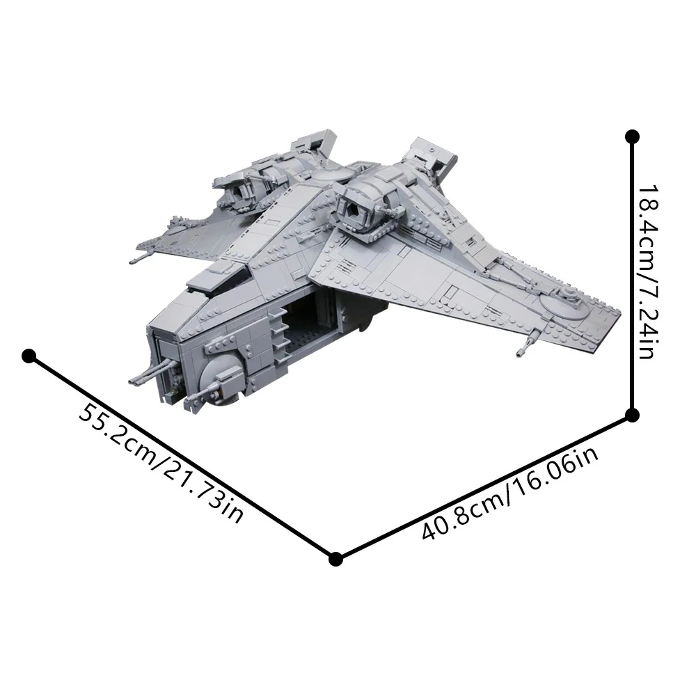 GoBricks MOC 205108 Imperial LAAT Gunship