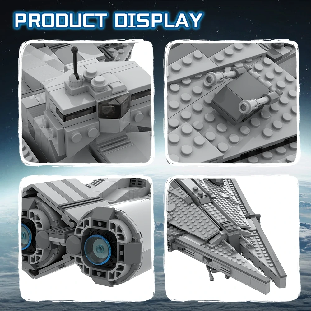 GoBricks MOC A2177 Imperial Arquitens Class Light Cruiser