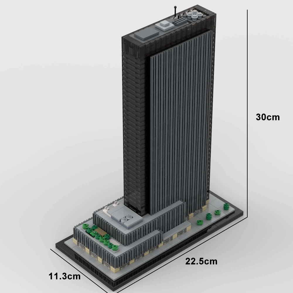 MOC 156591 One Penn Plaza 1:800 Scale Penn 1