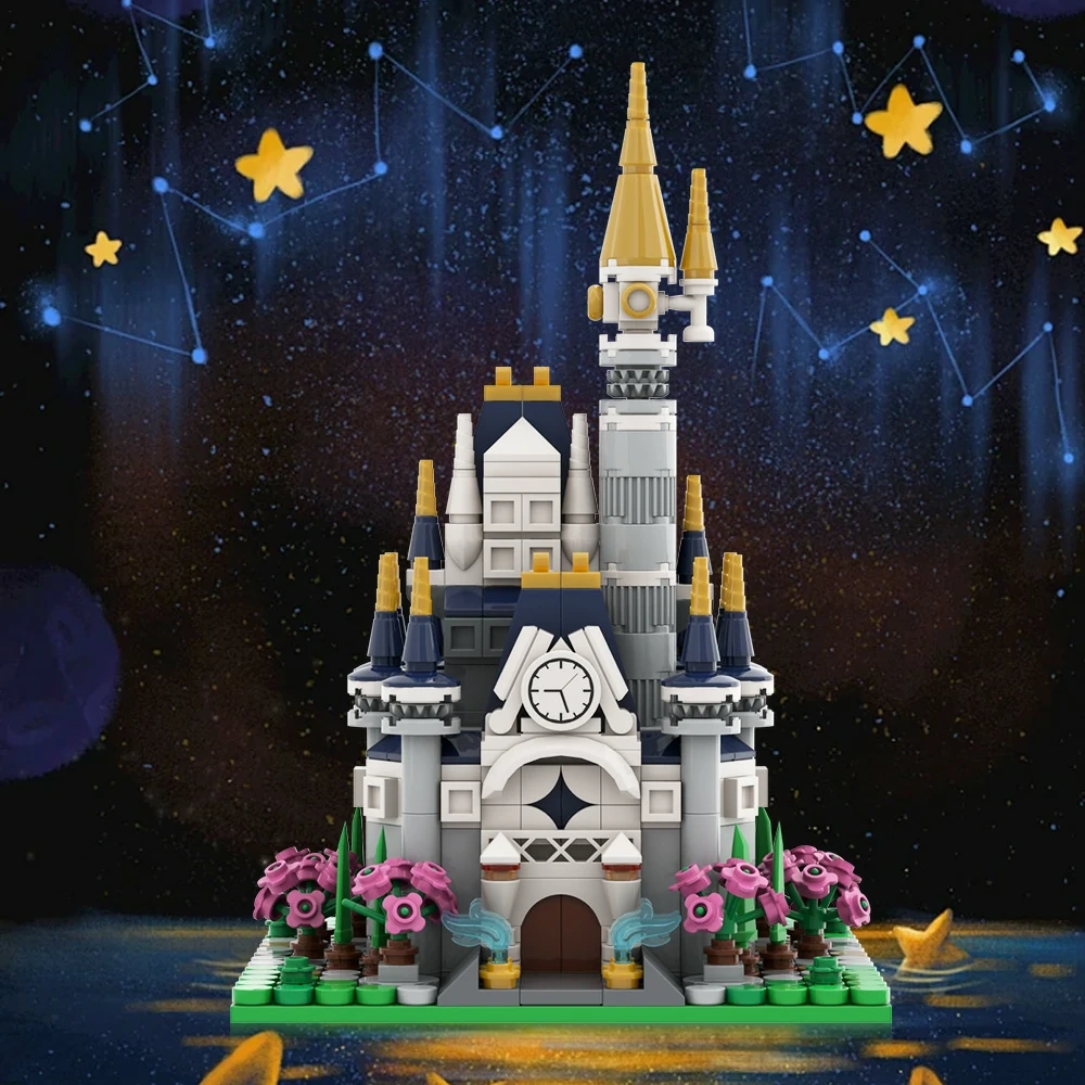 GoBricks MOC A2195 Disney Fantasy Castle