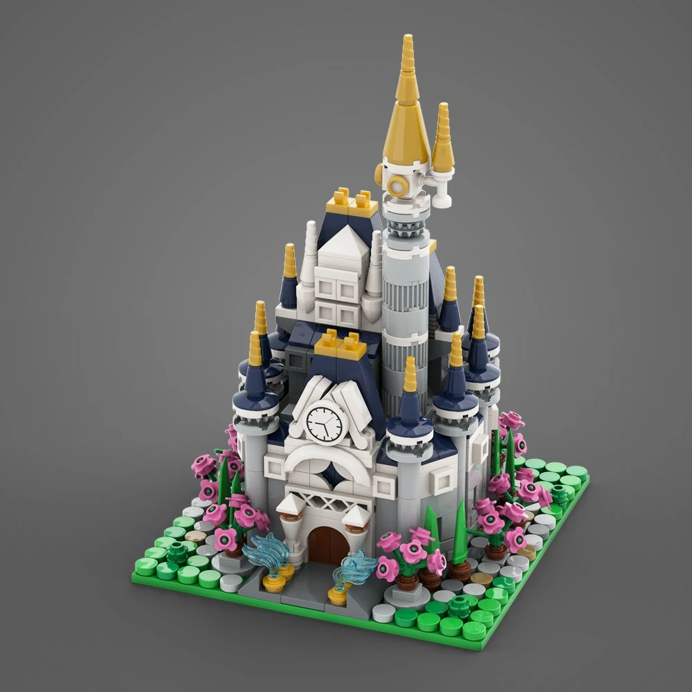 GoBricks MOC A2195 Disney Fantasy Castle