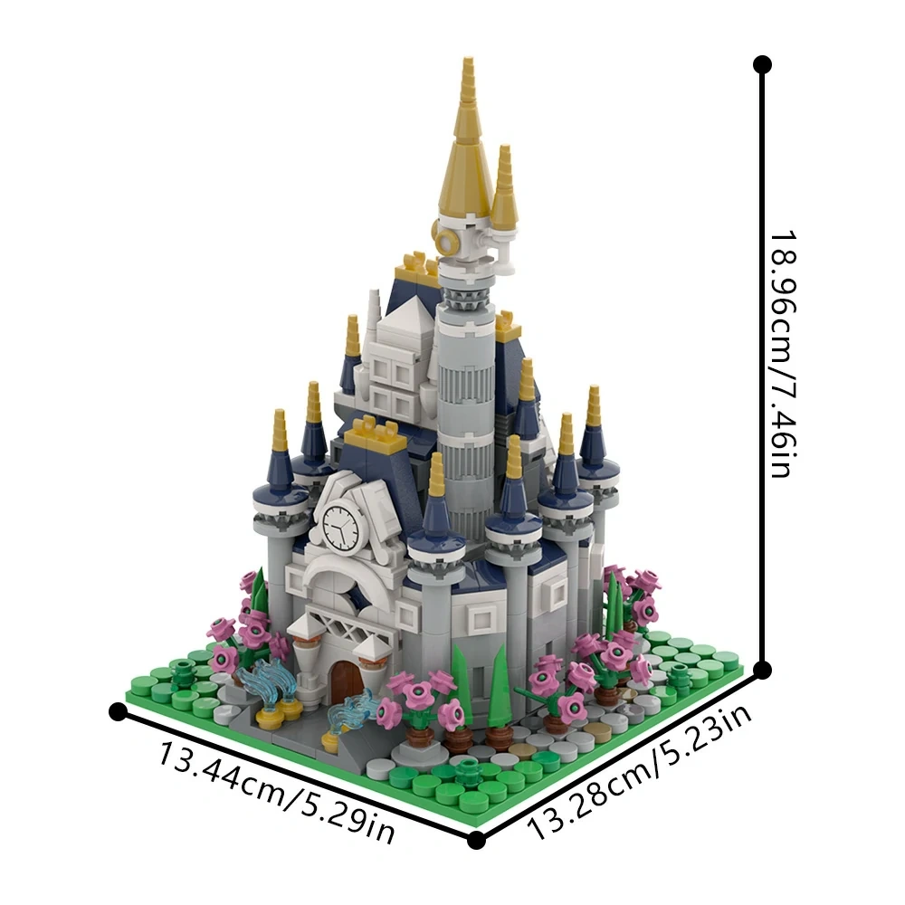 GoBricks MOC A2195 Disney Fantasy Castle