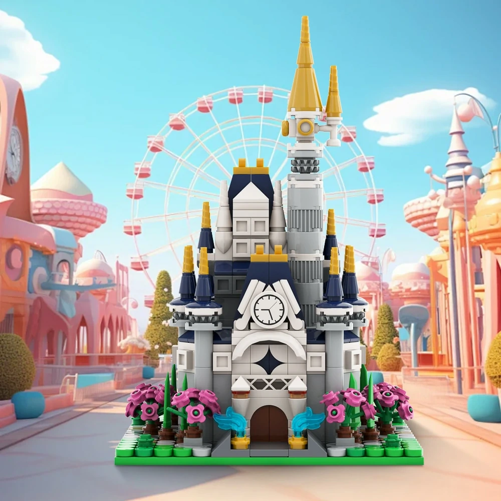 GoBricks MOC A2195 Disney Fantasy Castle