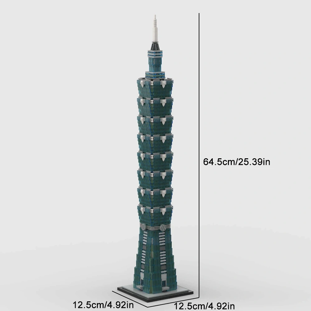 MOC 136995 Taipei 101 1:800 Scale