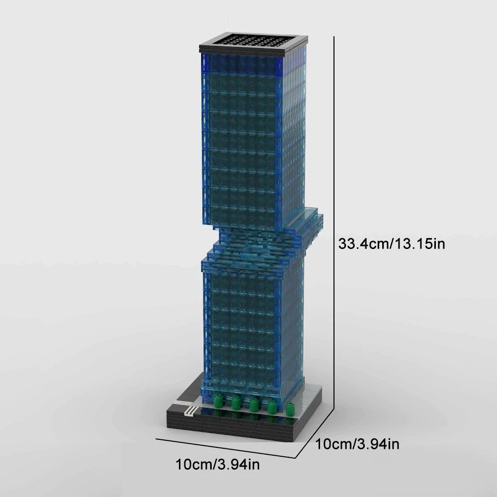 MOC 54323 Omniturm At 1/650th Scale
