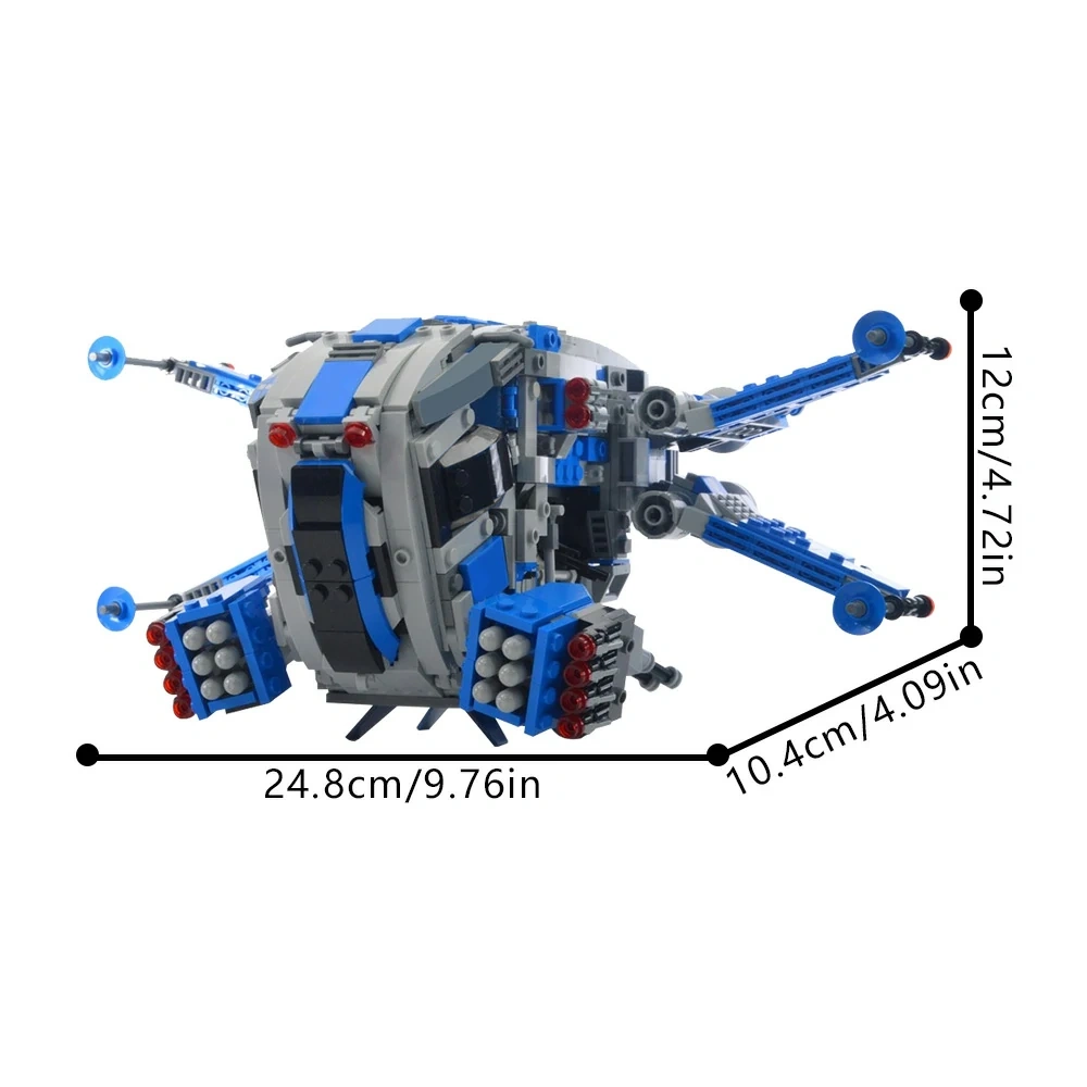 GoBricks MOC 214719 501st Legion X Wing Dropship