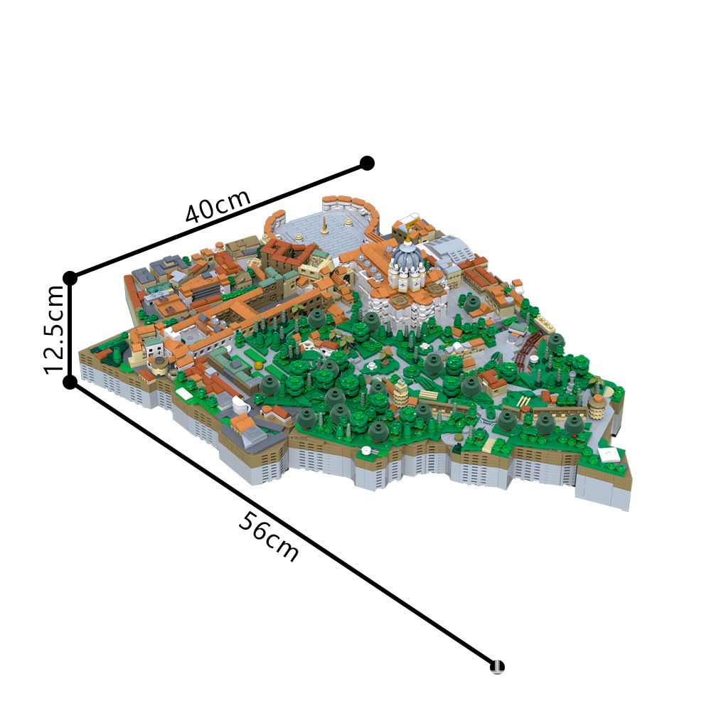 GoBricks MOC 208889 Vatican City