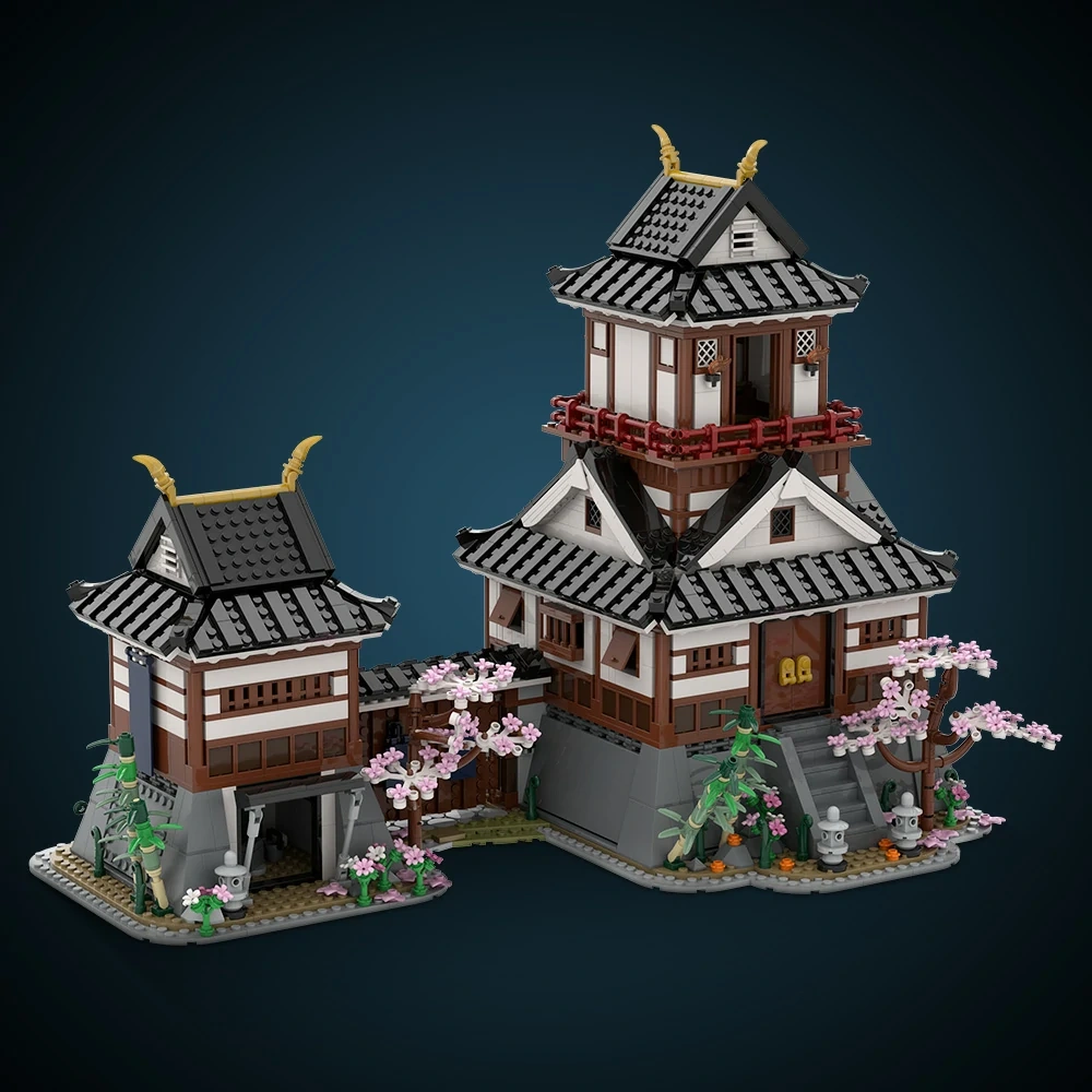 GoBricks MOC A2217 Japanese Samurai Castle