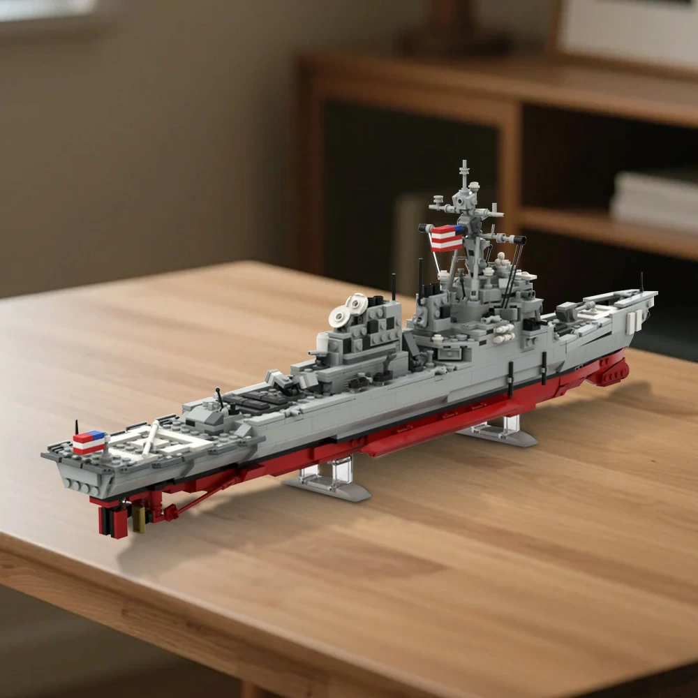 GoBricks MOC 205398 DDG 51 Arleigh Burke Flight I Version