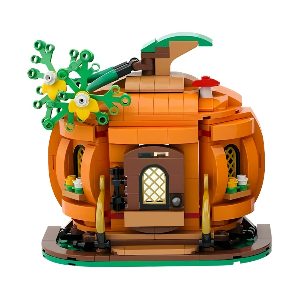 GoBricks MOC 205267 Pumpkin Cottage