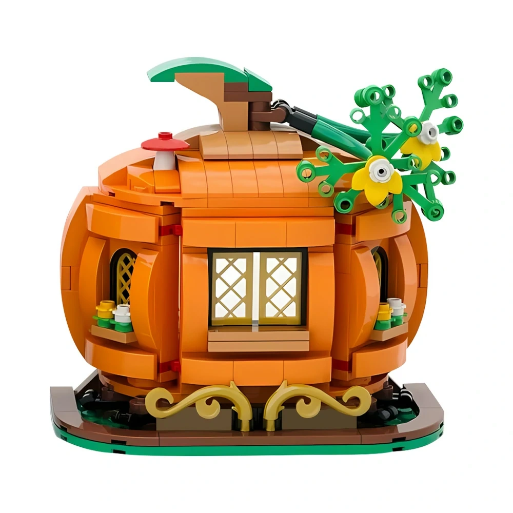 GoBricks MOC 205267 Pumpkin Cottage