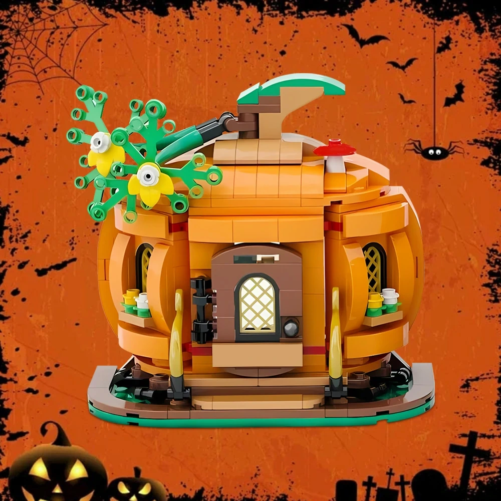 GoBricks MOC 205267 Pumpkin Cottage