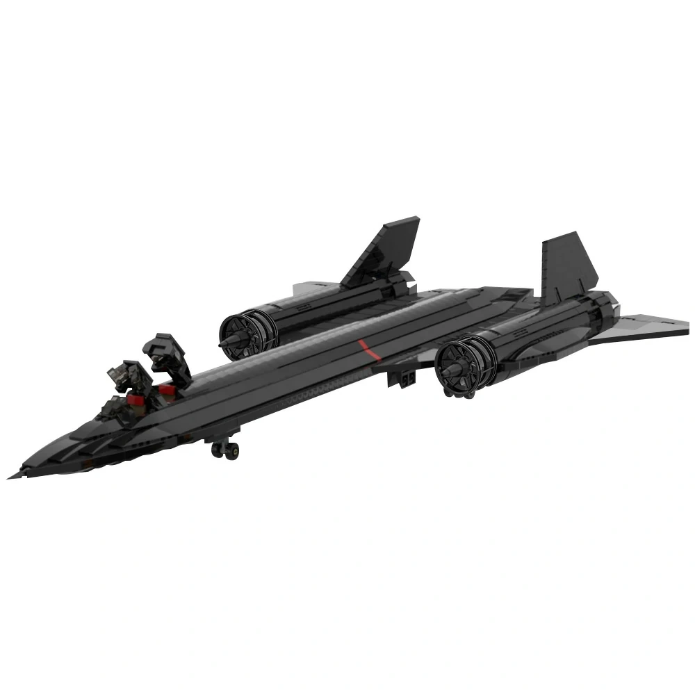 GoBricks MOC 206128 SR-71 Blackbird