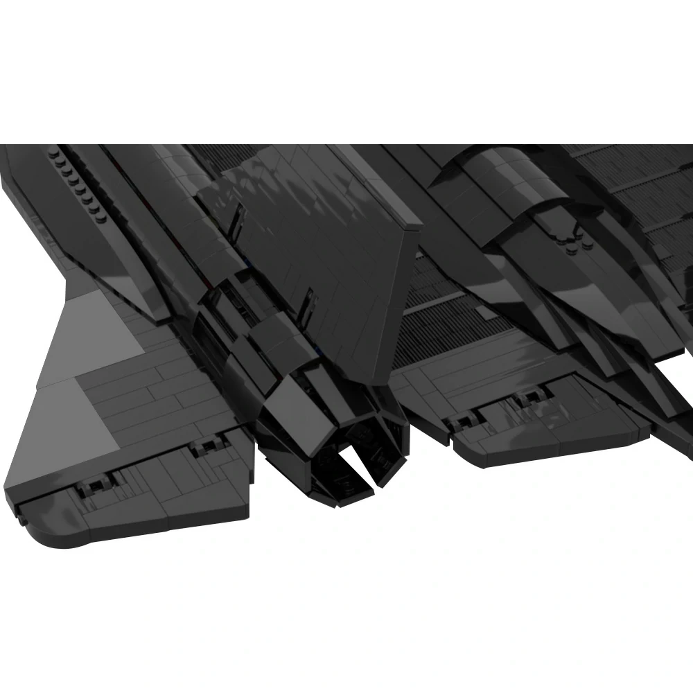 GoBricks MOC 206128 SR-71 Blackbird