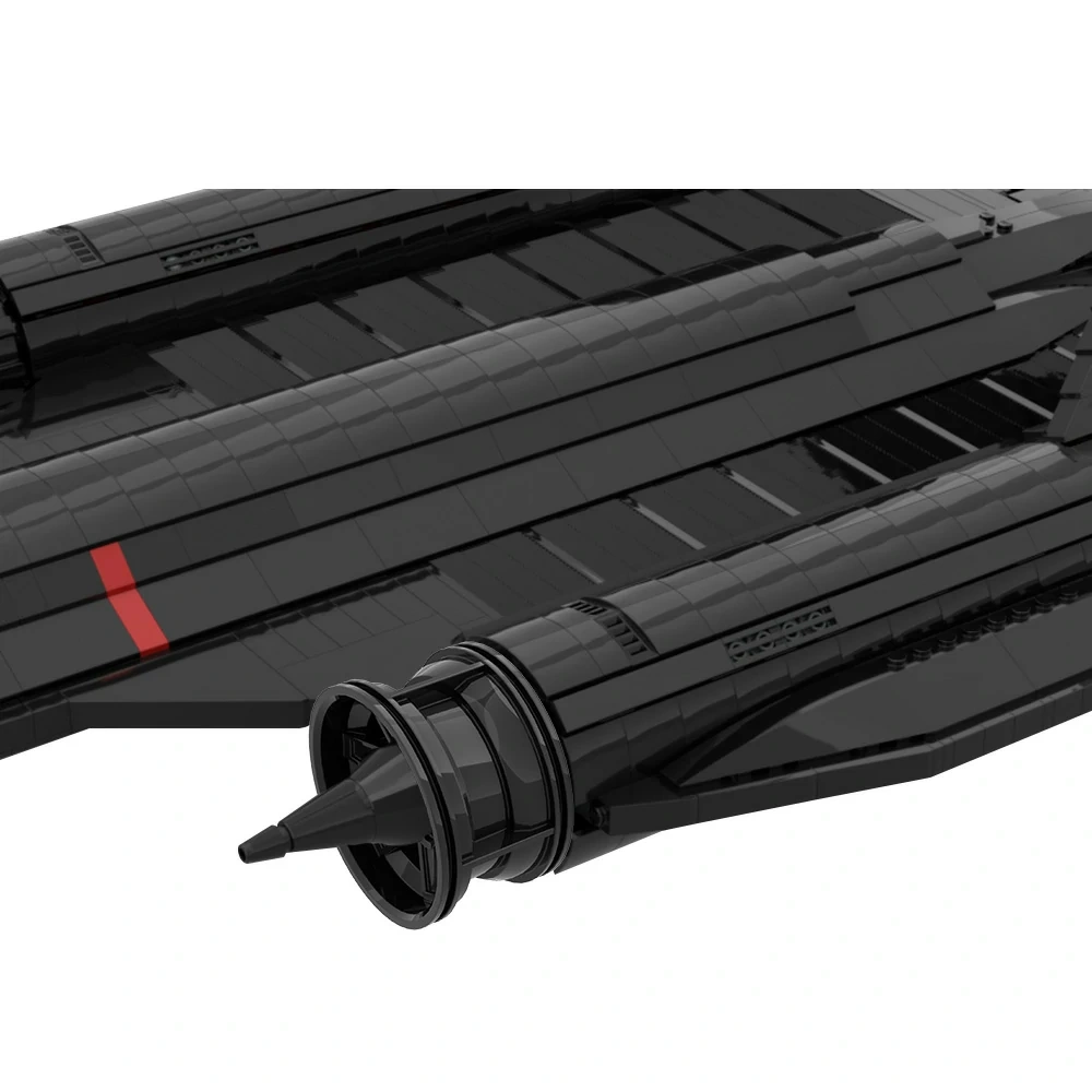 GoBricks MOC 206128 SR-71 Blackbird