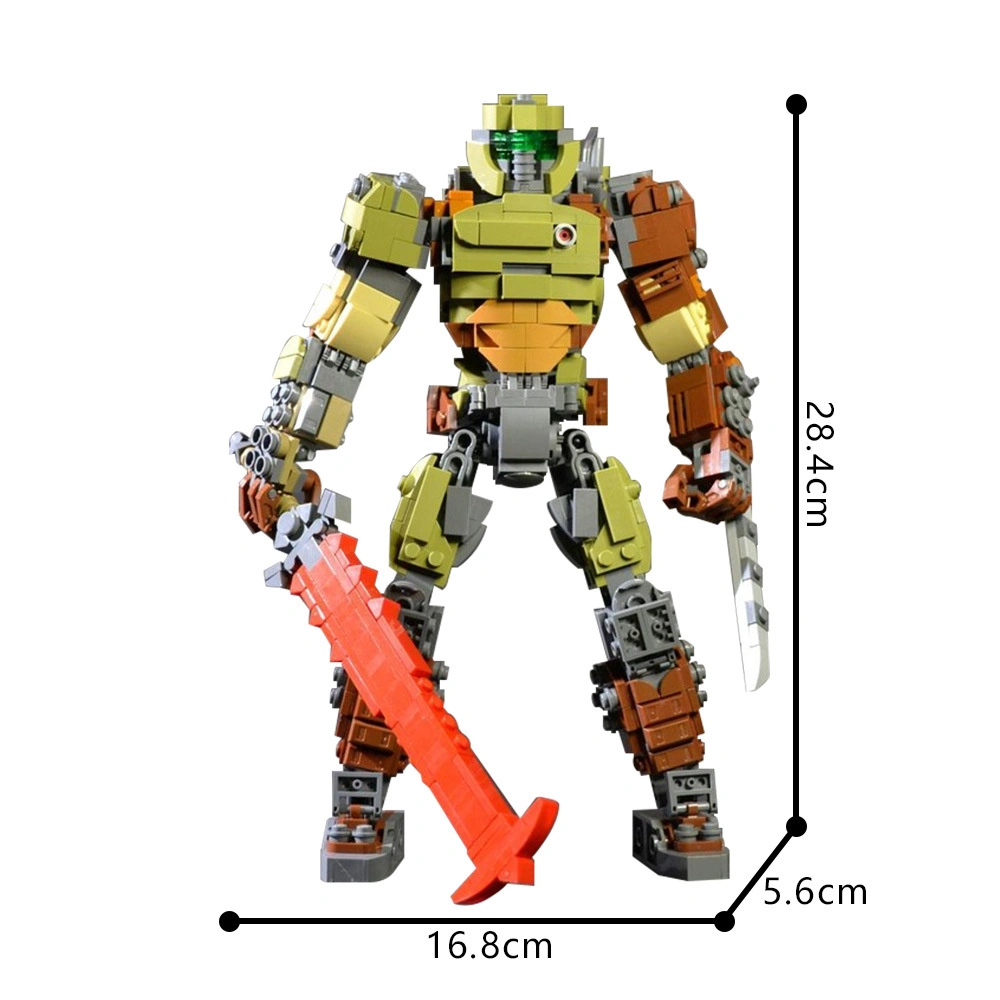 GoBricks MOC 215481 Doom Slayer Doom Eternal