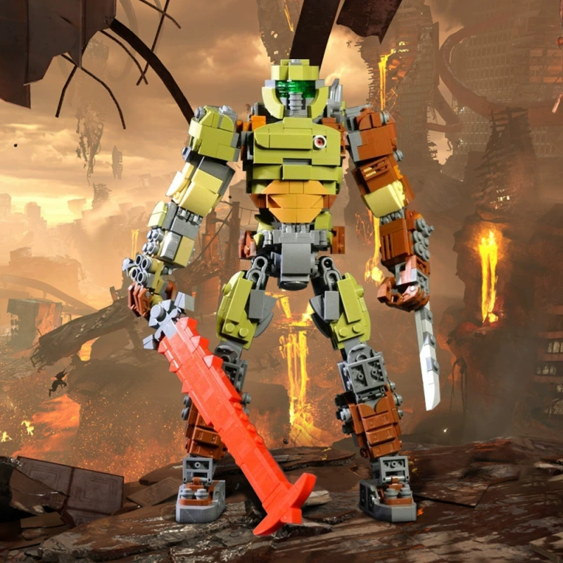 GoBricks MOC 215481 Doom Slayer Doom Eternal