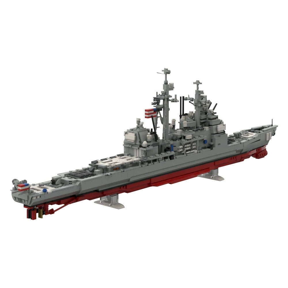 GoBricks MOC 212474 Ticonderoga CG-72 USS Vella Gulf